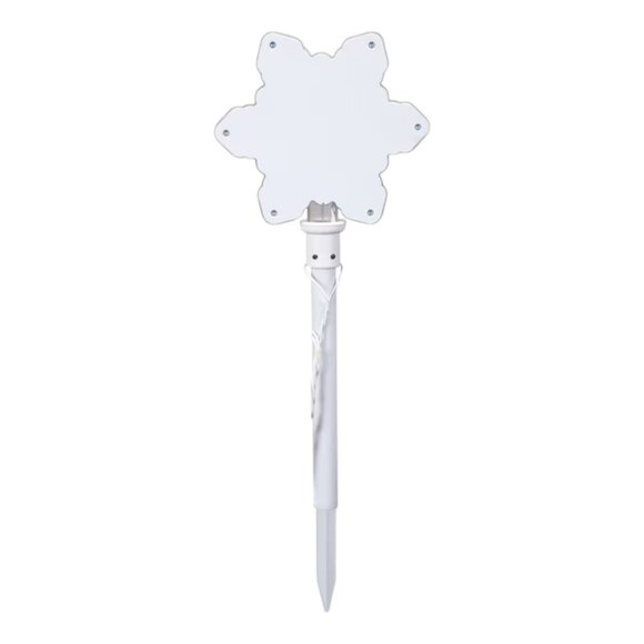 Gemmy Orchestra of Lights 3-Pathway Markers Multicolor Snowflake Christmas Decor - Picture 5 of 8